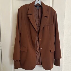 F21 Brown Women's Blazer
